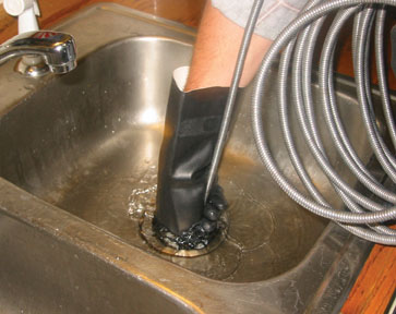 clogged kitchen sink repair