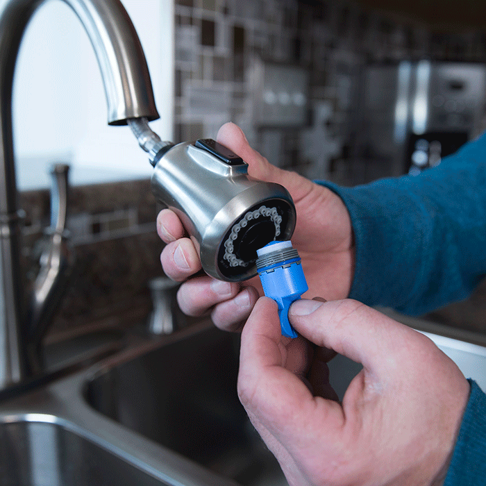 replacing kitchen sink cartridge